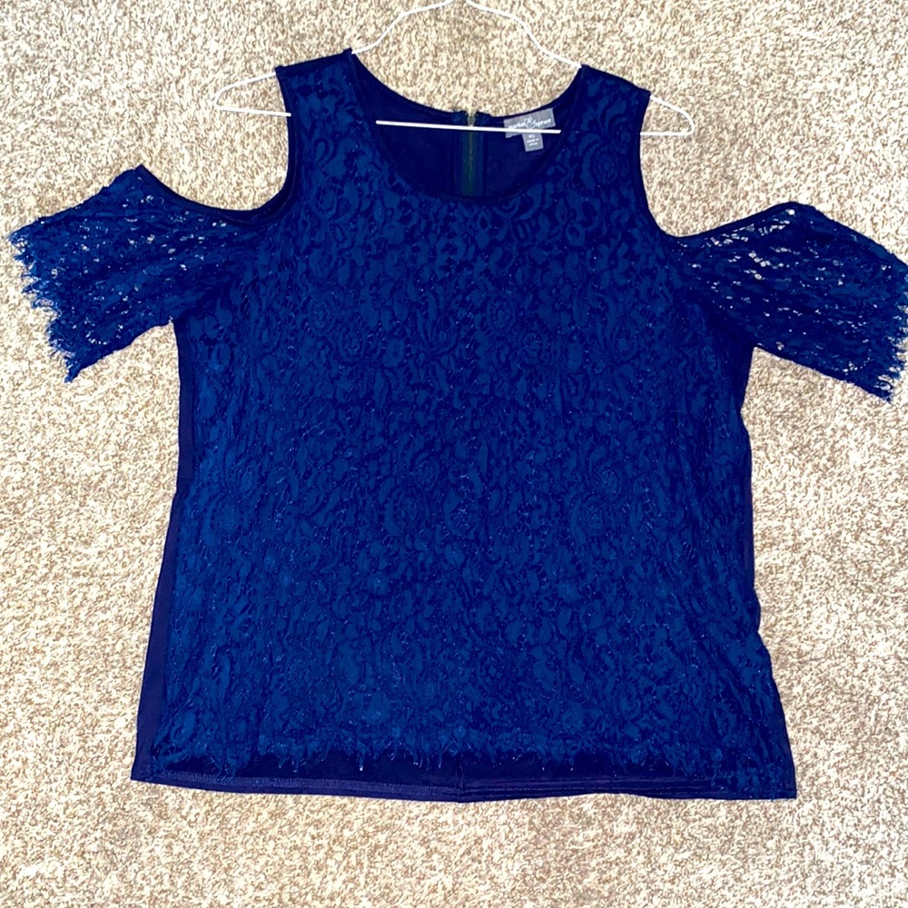 Market & Spruce Lace Top